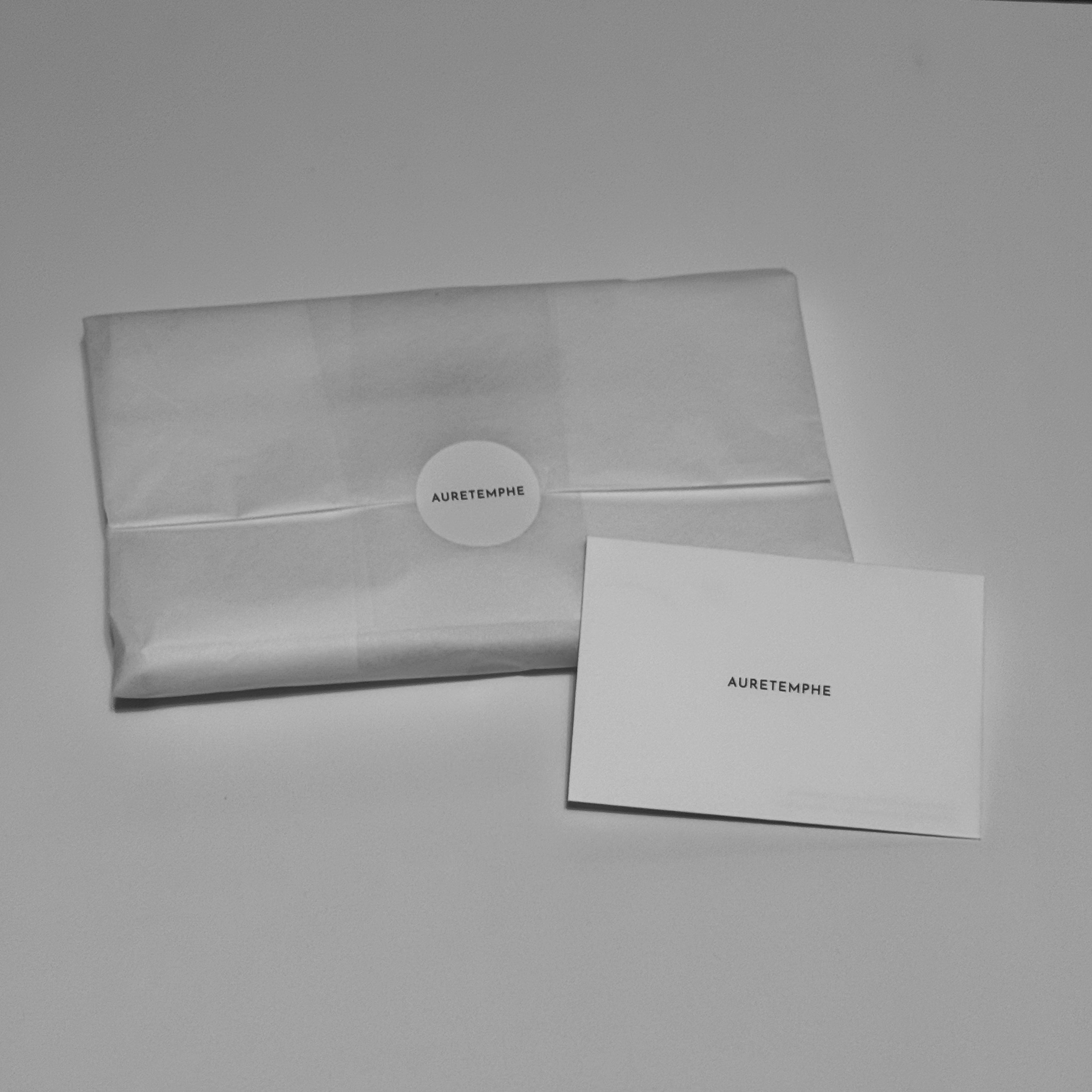 Hand-packaged order with a limited postcard and envelope, presented with care and attention to detail